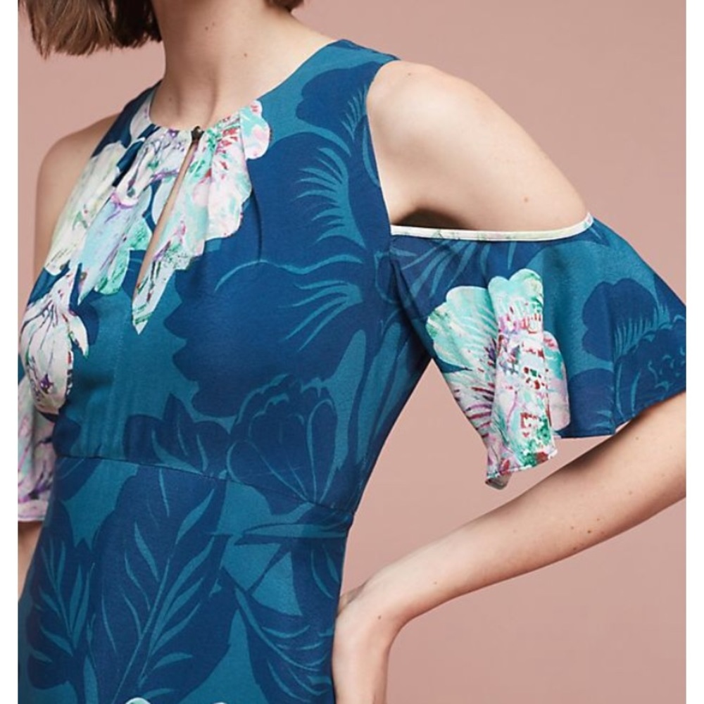 Maeve Ela Big Floral Dress - Anthropologie